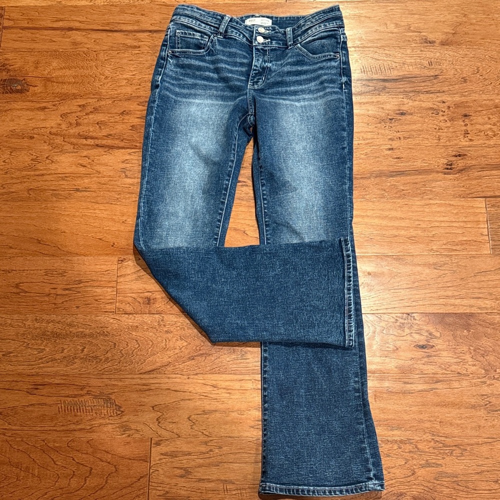 BKE Payton Women's Boot Cut Jeans in Deep Blue